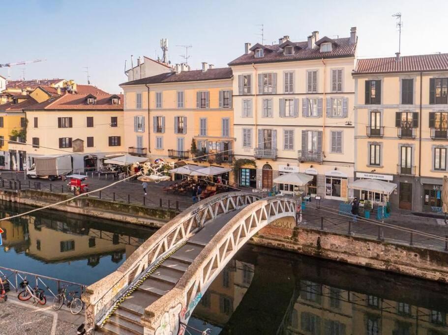 Romantic Flat On Navigli River By Easylife Milán Exteriér fotografie