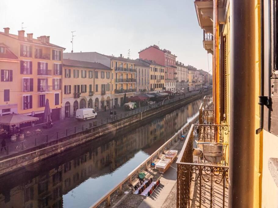 Romantic Flat On Navigli River By Easylife Milán Exteriér fotografie